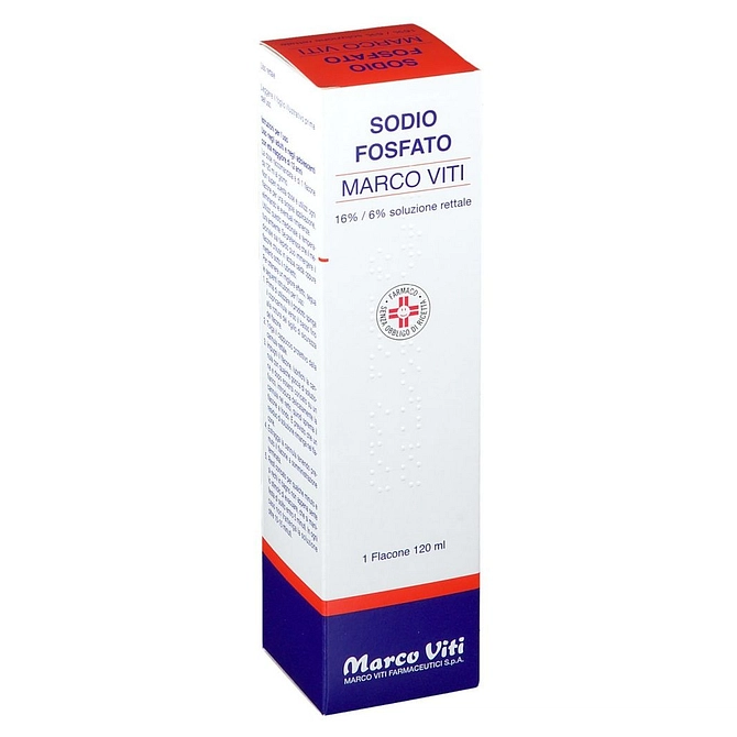 Sodio Fosfato (Marco Viti) 1 Flacone 120 Ml 16 % + 6 % Soluz Rett