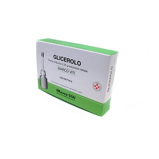 Glicerolo (Marco Viti) Prima Infanzia 6 Contenitori Monodose 2,25 G Soluz Rett Con Camomilla E Malva