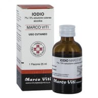 IODIO SOLUZIONE ALCOLICA I (MARCO VITI) soluzione cutanea 25 ml7% + 5%