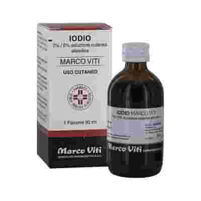 IODIO SOLUZIONE ALCOLICA I (MARCO VITI) soluzione cutanea 50 ml7% + 5%