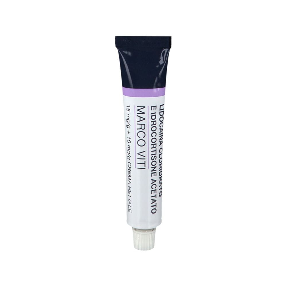LIDOCAINA IDROCORTISONE (MARCO VITI) crema dermatologica 30 g 15 mg/g + 10 mg/g