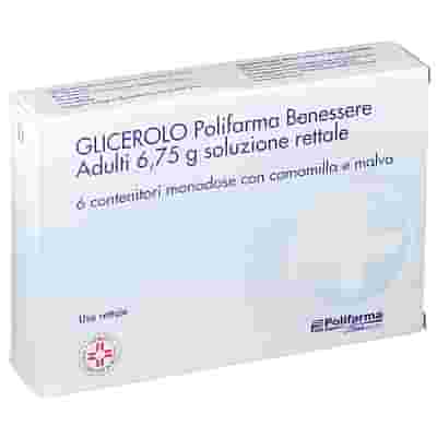 GLICEROLO (POLIFARMA BENESSERE) AD 6 contenitori monodose 6,75 g soluzione rettale