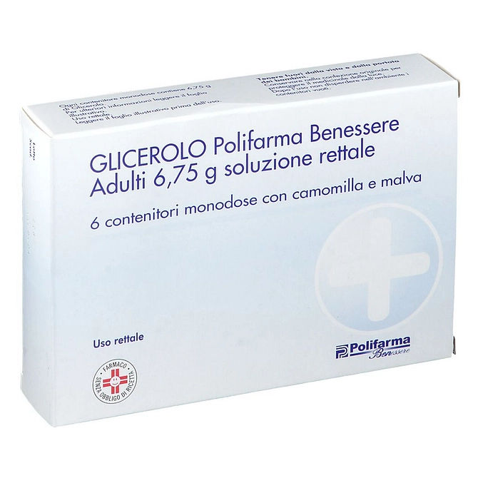 Glicerolo (Polifarma Benessere) Ad 6 Contenitori Monodose 6,75 G Soluz Rett