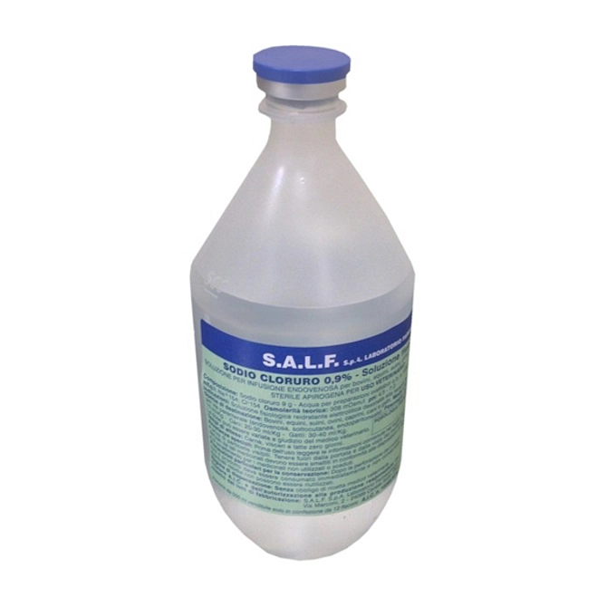 Sodio Cloruro (Salf) 1 Flacone 500 Ml 0,9%