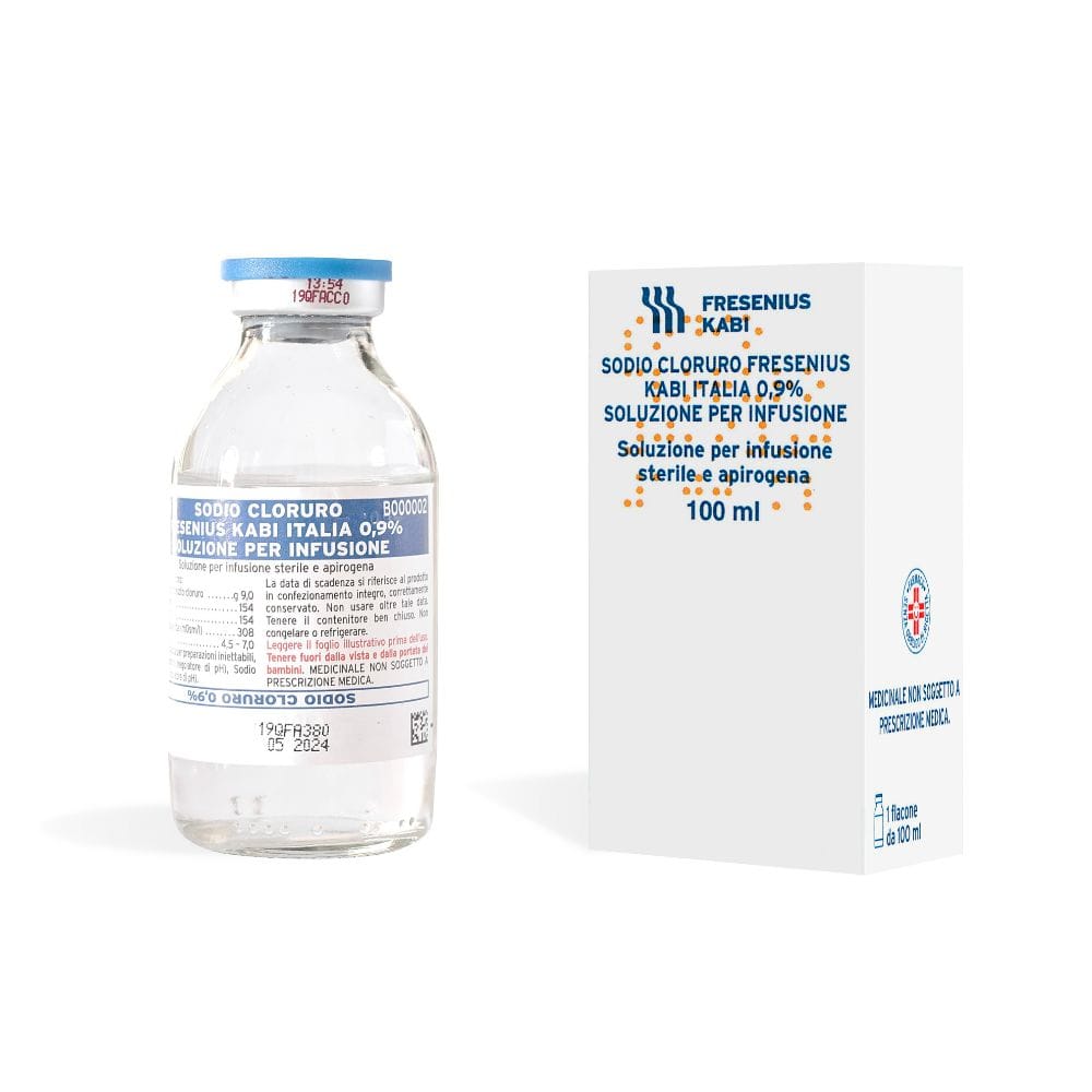 SODIO CLORURO FKI*0,9% 100ML