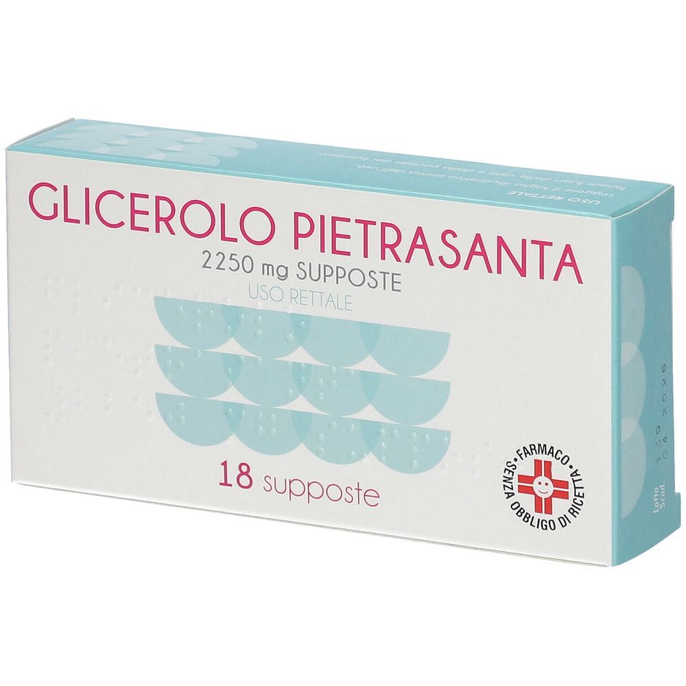 Glicerolo (Pietrasanta) Ad 18 Supposte 2.250 Mg