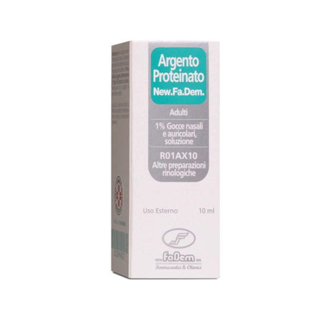 Argento Proteinato (New.Fa.Dem.) Ad Gtt Orl 10 Ml 1%
