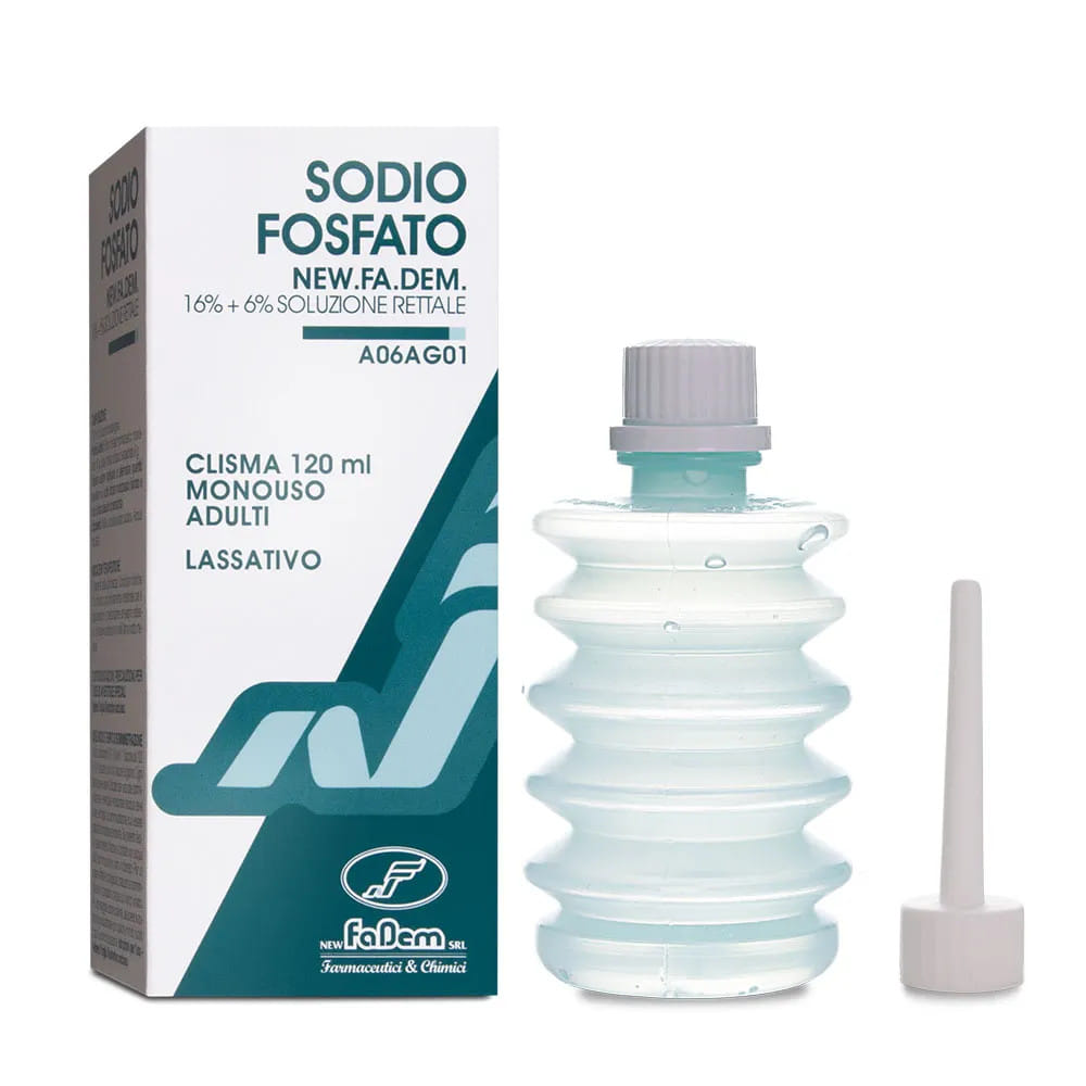 SODIO FOSFATO (NEW.FA.DEM.) 1 clisma 120 ml soluzione rettale