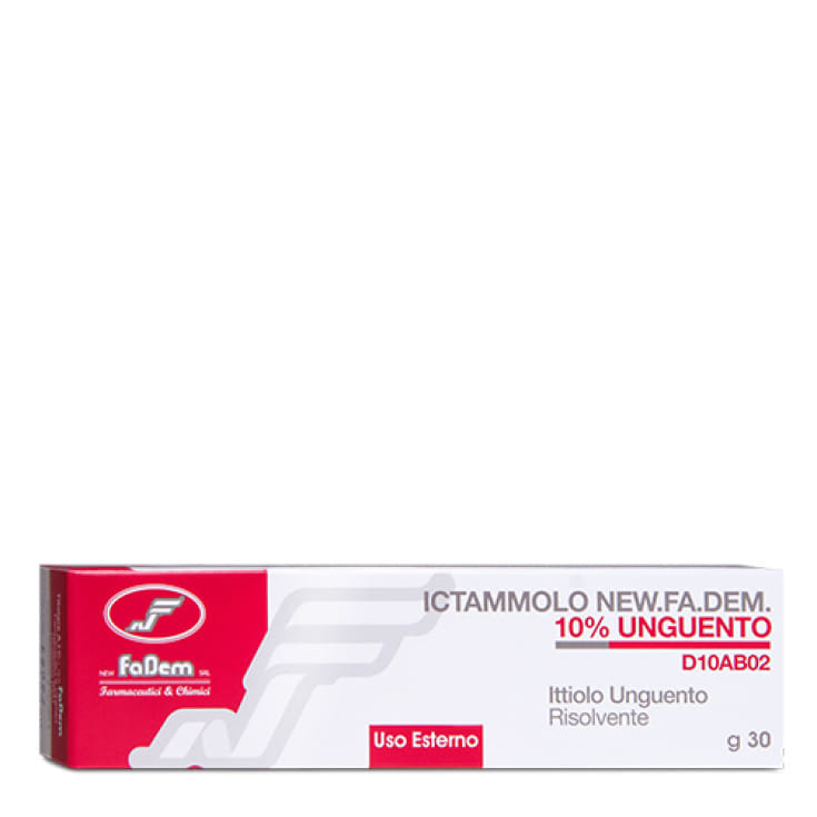 ICTAMMOLO (NEW.FA.DEM.) unguento dermatologico 1.000 g 10%