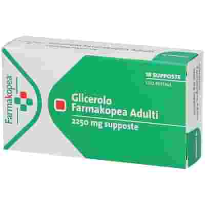 GLICEROLO (FARMAKOPEA) 18 supposte 2.250 mg