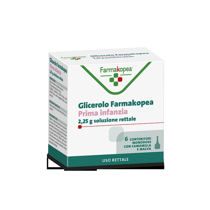 Glicerolo (Farmakopea) Prima Infanzia 6 Microclismi 2,25 G Con Camomilla E Malva