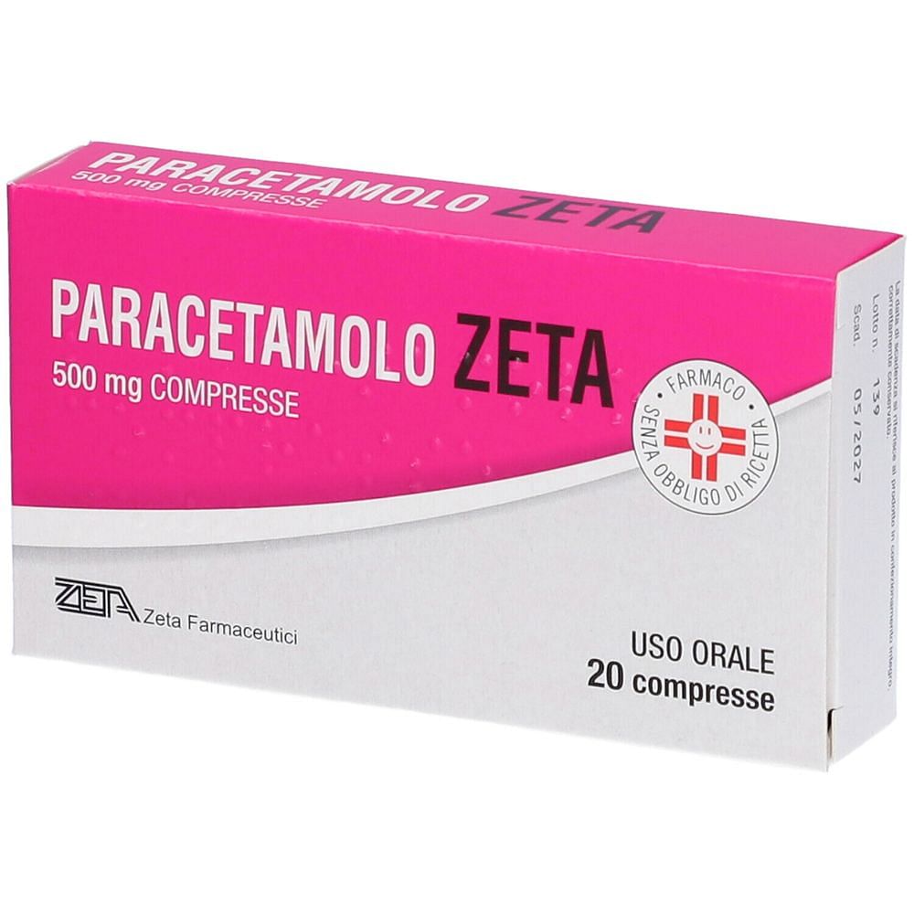 Paracetamolo (Zeta Farmaceutici) 20 Compresse 500 Mg