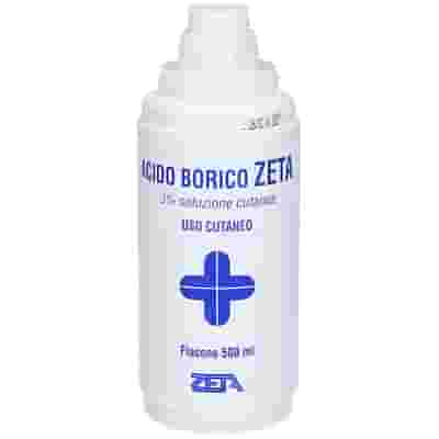 ACIDO BORICO (ZETA FARMACEUTICI) soluzione cutanea 500 ml 3%
