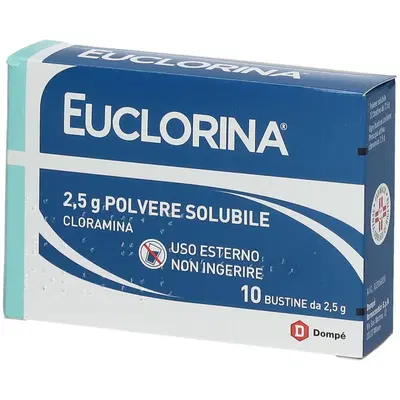 EUCLORINA 10 bustine polvere u.e. 2,5 g EUCLORINA 10 bustine polvere u.e. 2,5 g