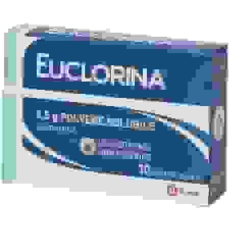 EUCLORINA 10 bustine polvere u.e. 2,5 g