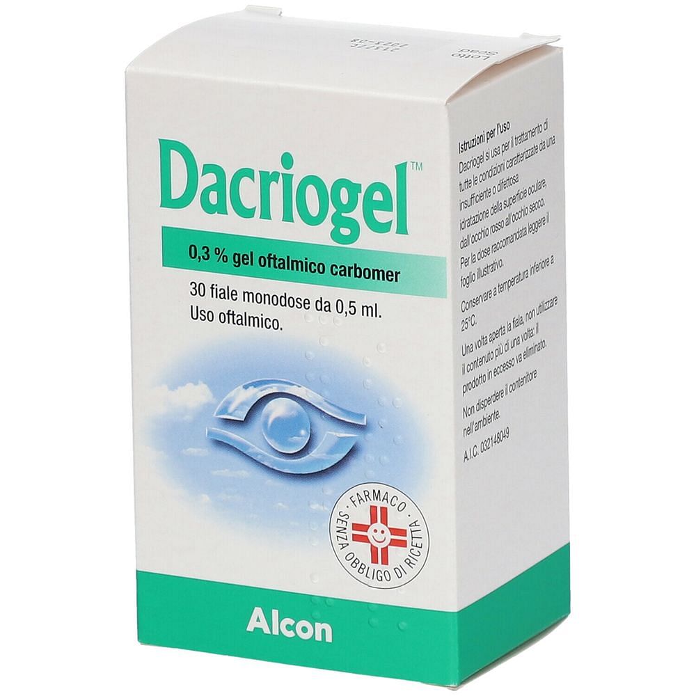 Dacriogel*Gel 30 F 0,5 Ml 0,3%