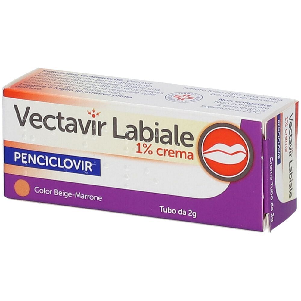 Vectavir Labiale Crema Dermatologica 2 G 1%