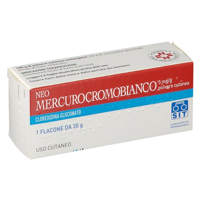 Neomercurocromo Bianco Polv U.E. 20 G