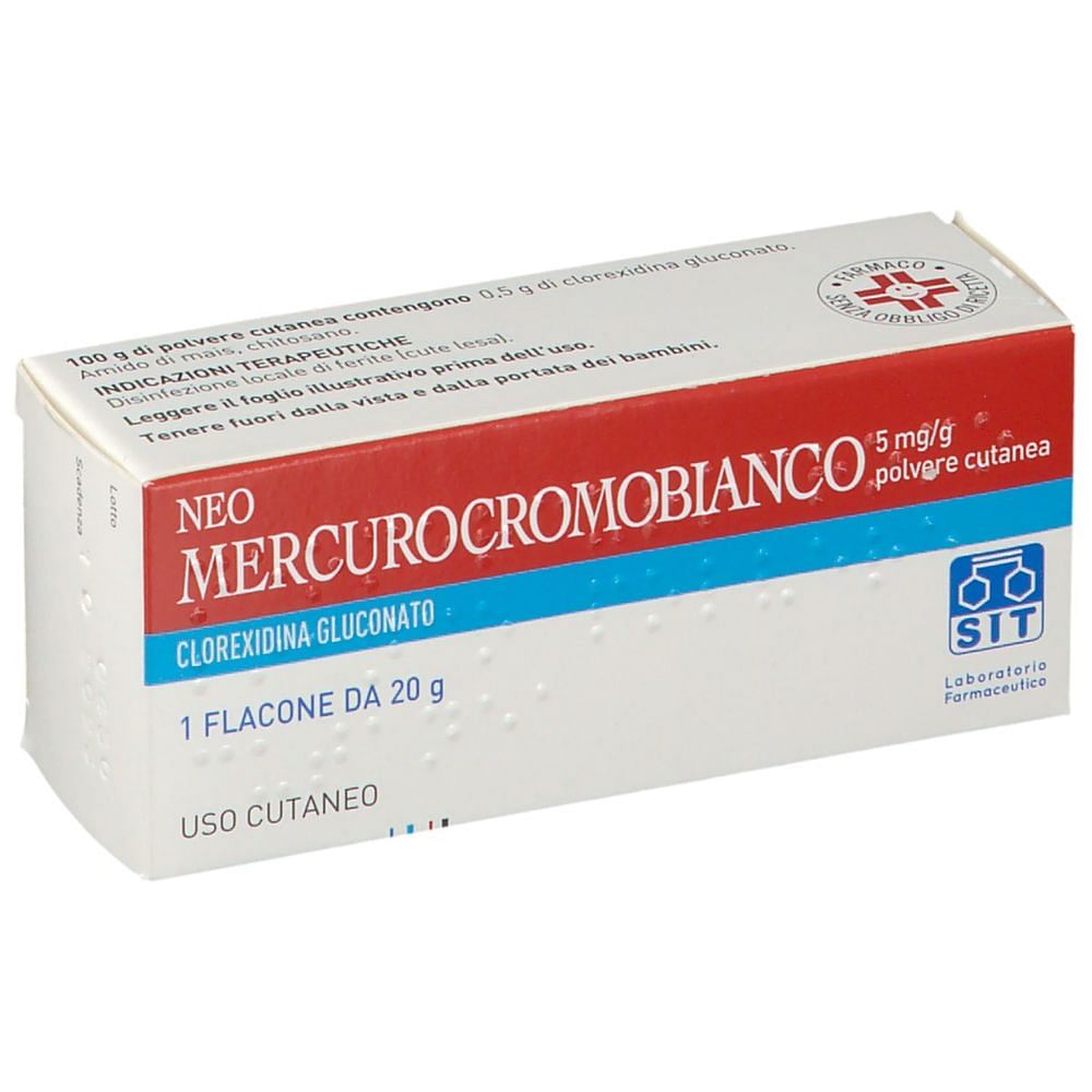 Neomercurocromo Bianco Polvere U.E. 20 G