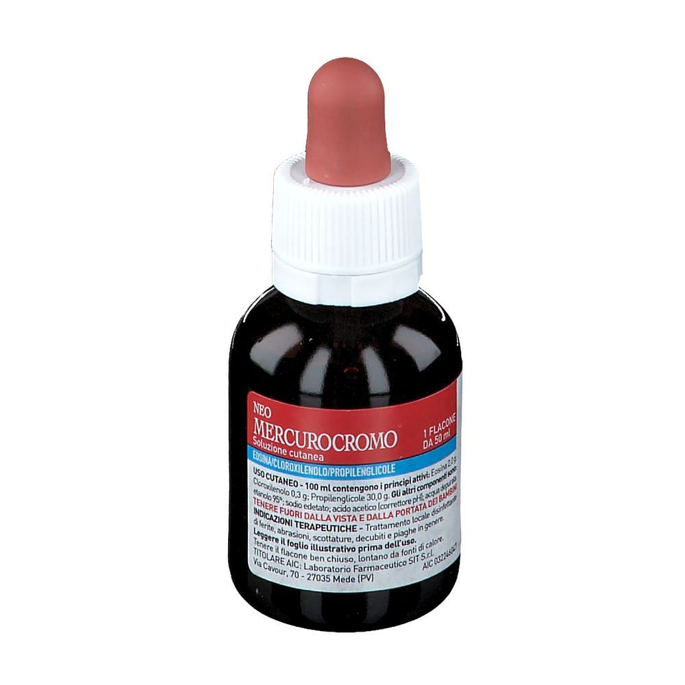 Neomercurocromo Soluzione Cutanea 50 Ml