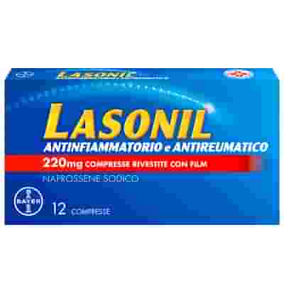 Lasonil Antidolorifico e Antinfiammatorio contro Dolore Muscolare e Articolare, 12 Compresse Rivestite