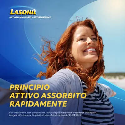 Lasonil Antidolorifico e Antinfiammatorio contro Dolore Muscolare e Articolare, 24 Compresse Lasonil Antidolorifico e Antinfiammatorio contro Dolore Muscolare e Articolare, 24 Compresse