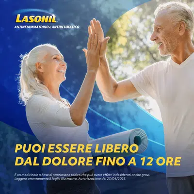 Lasonil Antidolorifico e Antinfiammatorio contro Dolore Muscolare e Articolare, 24 Compresse Lasonil Antidolorifico e Antinfiammatorio contro Dolore Muscolare e Articolare, 24 Compresse