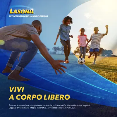 Lasonil Antidolorifico e Antinfiammatorio contro Dolore Muscolare e Articolare, 24 Compresse Lasonil Antidolorifico e Antinfiammatorio contro Dolore Muscolare e Articolare, 24 Compresse