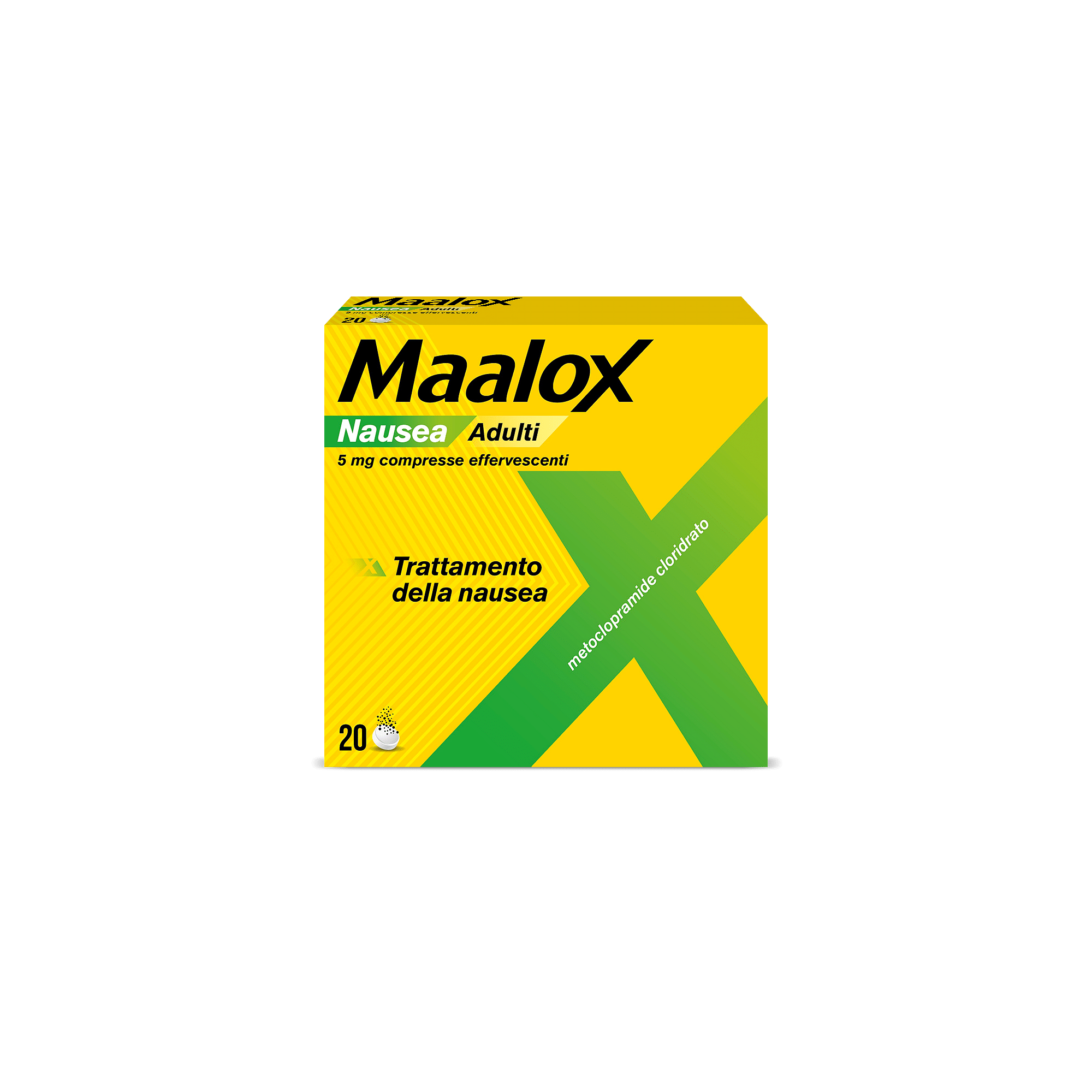 Maalox Nausea, Trattamento Della Nausea, 20 Cpr Effervescenti