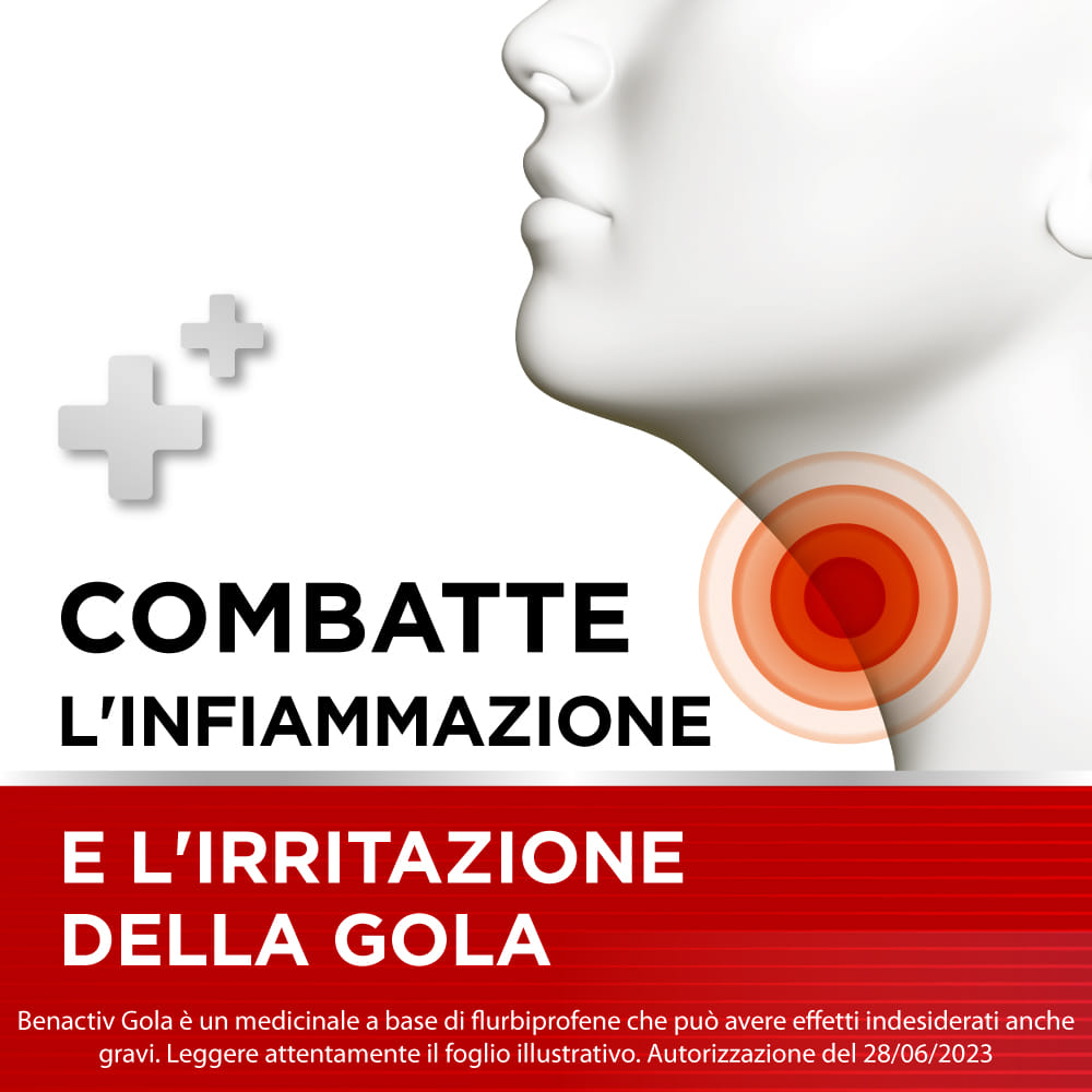 BENACTIV GOLA 16 PAST. LIMONE E MIELE pastiglie mal di gola 