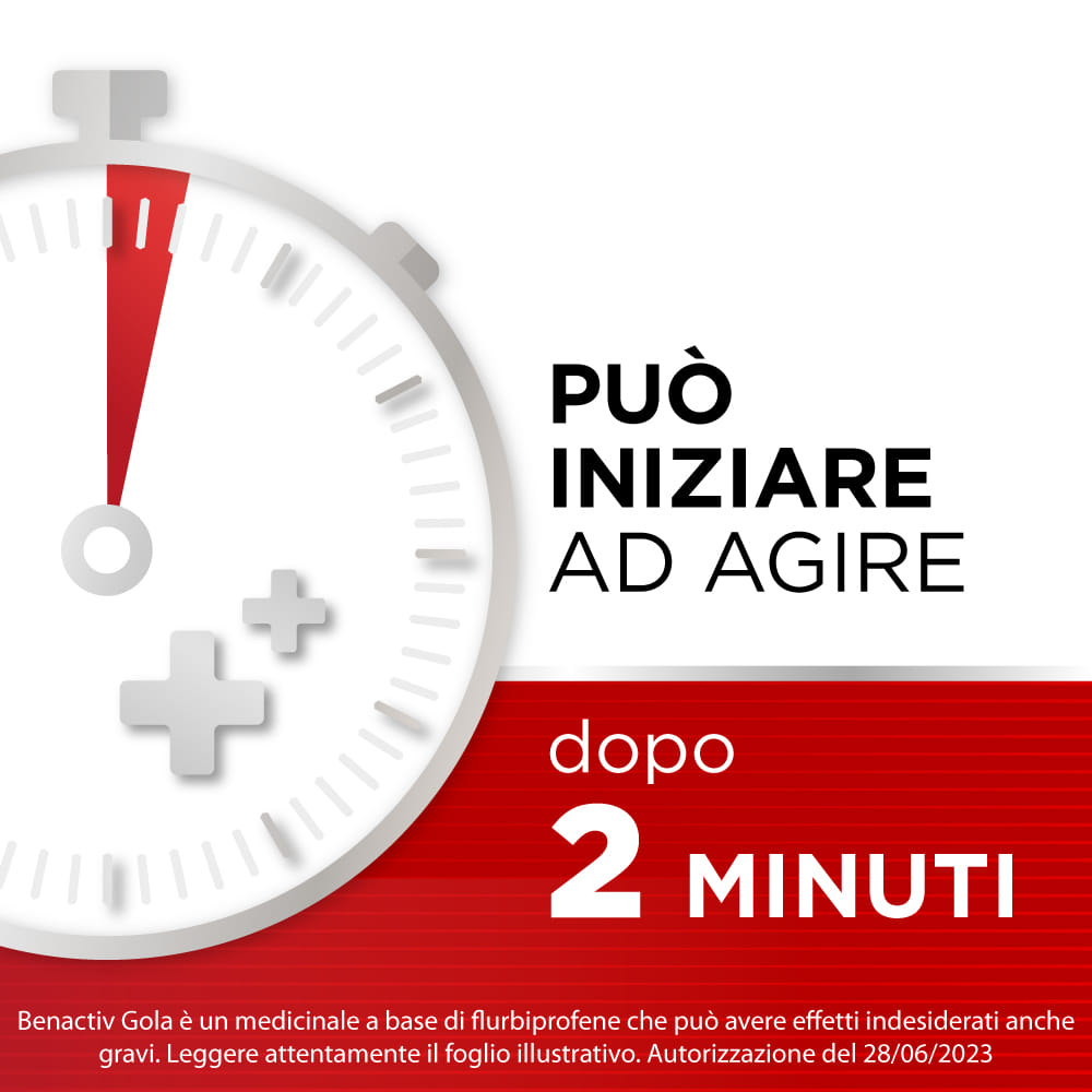 BENACTIV GOLA 16 PAST. LIMONE E MIELE pastiglie mal di gola 