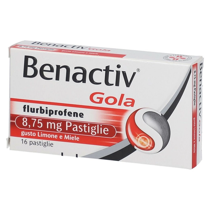 Benactiv Gola 16 Pastiglie 8,75 Mg Limone Miele