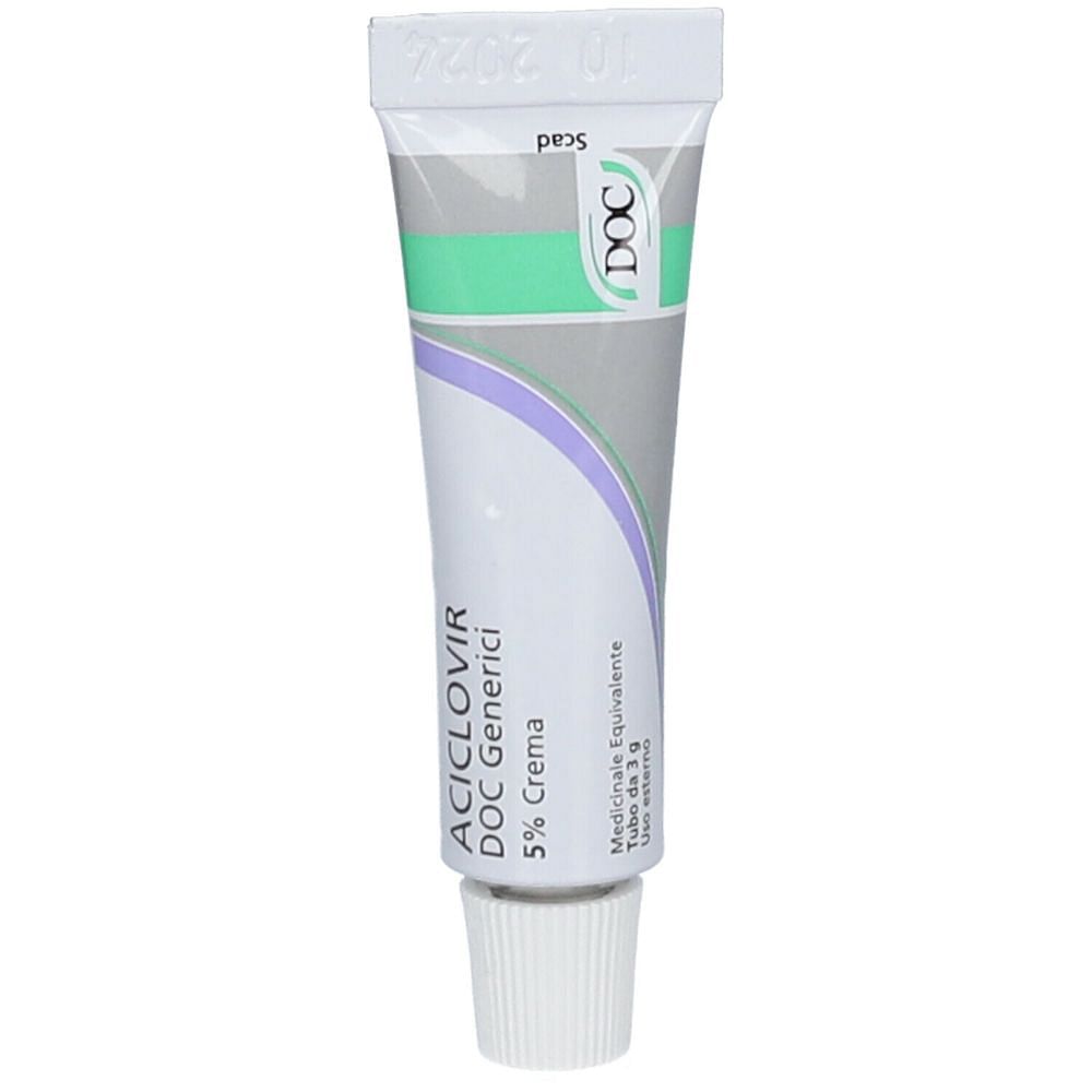 Aciclovir (Doc Generici) Crema Dermatologica 3 G 5%