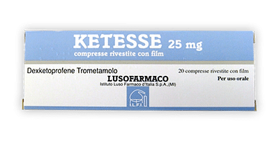 KETESSE 20 compresse rivestite 25 mg