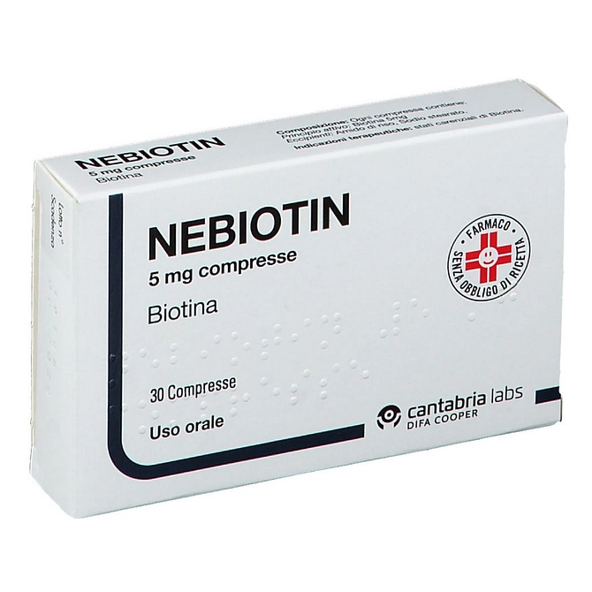 Nebiotin 30 Cpr 5 Mg