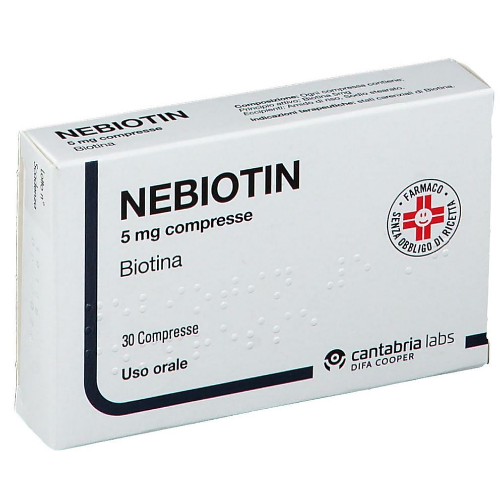 Nebiotin 30 Compresse 5 Mg