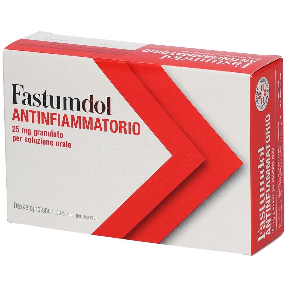 FASTUMDOL ANTINFIAMMATORIO granulato orale 20 bustine monodose 25 mg
