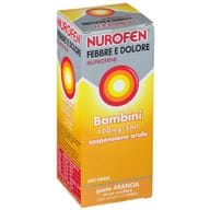 NUROFEN NUROFEN FEBBRE E DOLORE BB sospensione orale 150 ml 100 mg/5 ml arancia senza zucchero con siringa