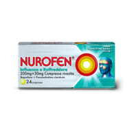 NUROFEN INFLUENZA E RAFFREDDORE 24 CPR antinfiammatorio e antidolorifico contro influenza, raffreddore, febbre e mal di testa