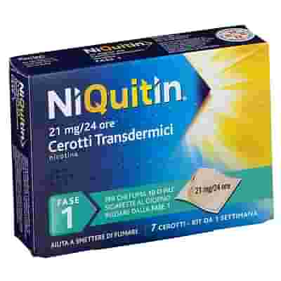 NIQUITIN 7 cerotti transdermici 21 mg/die