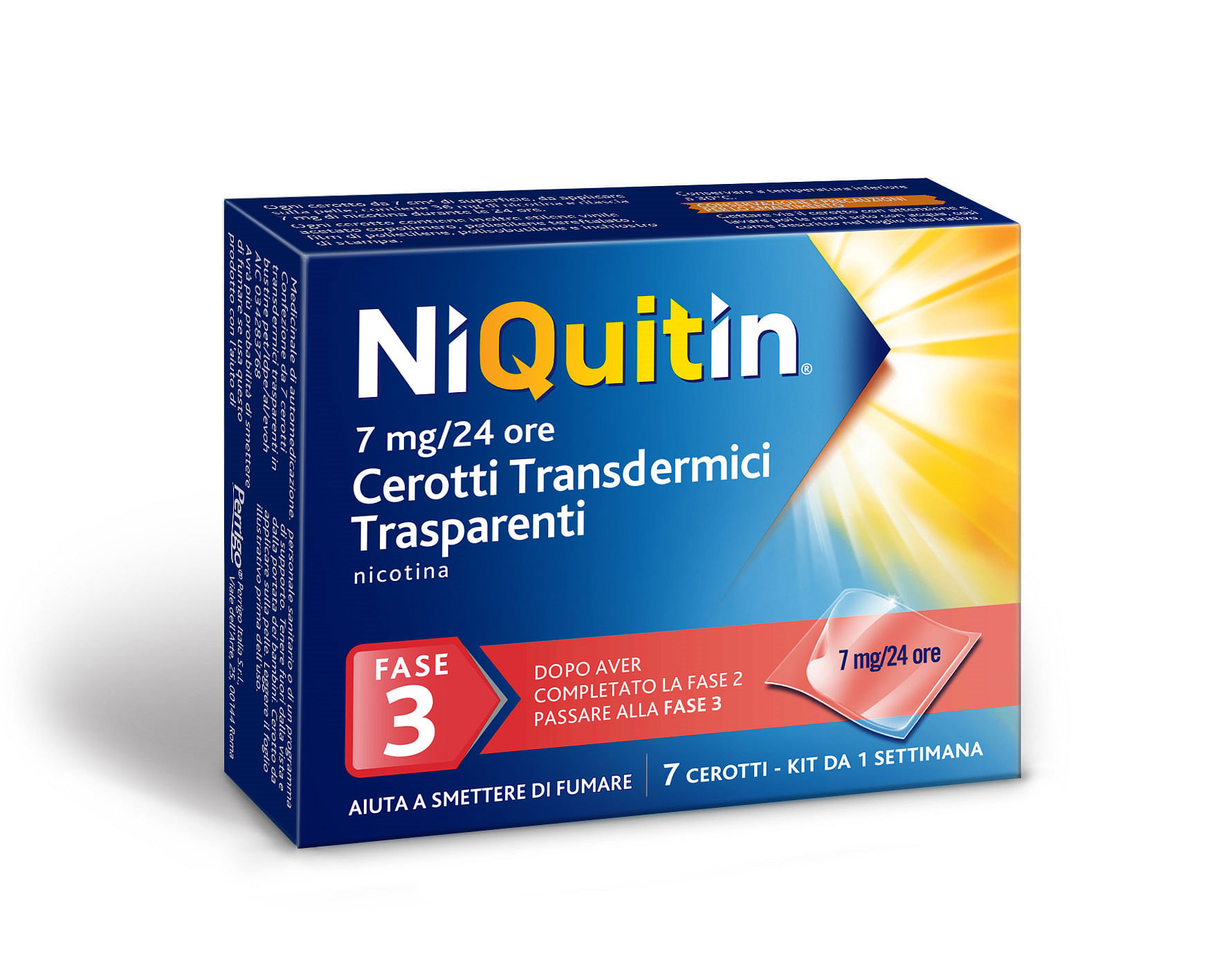 Niquitin*7 Cer Transd 7 Mg/24 H