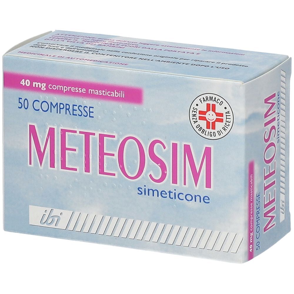 Meteosim 50 Compresse Masticabili 40 Mg