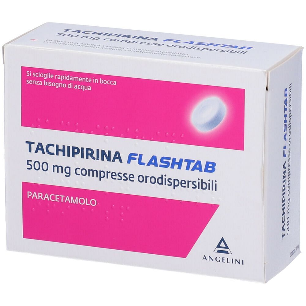 Tachipirina Flashtab 16 Compresse Orodispersibili 500 Mg