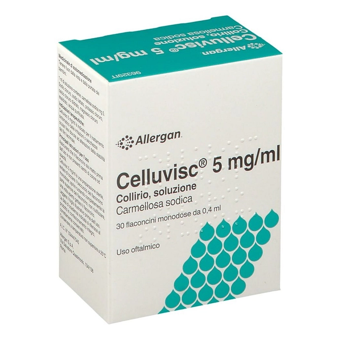 Celluvisc 30 Monod Collirio 0,4 Ml 5 Mg/Ml