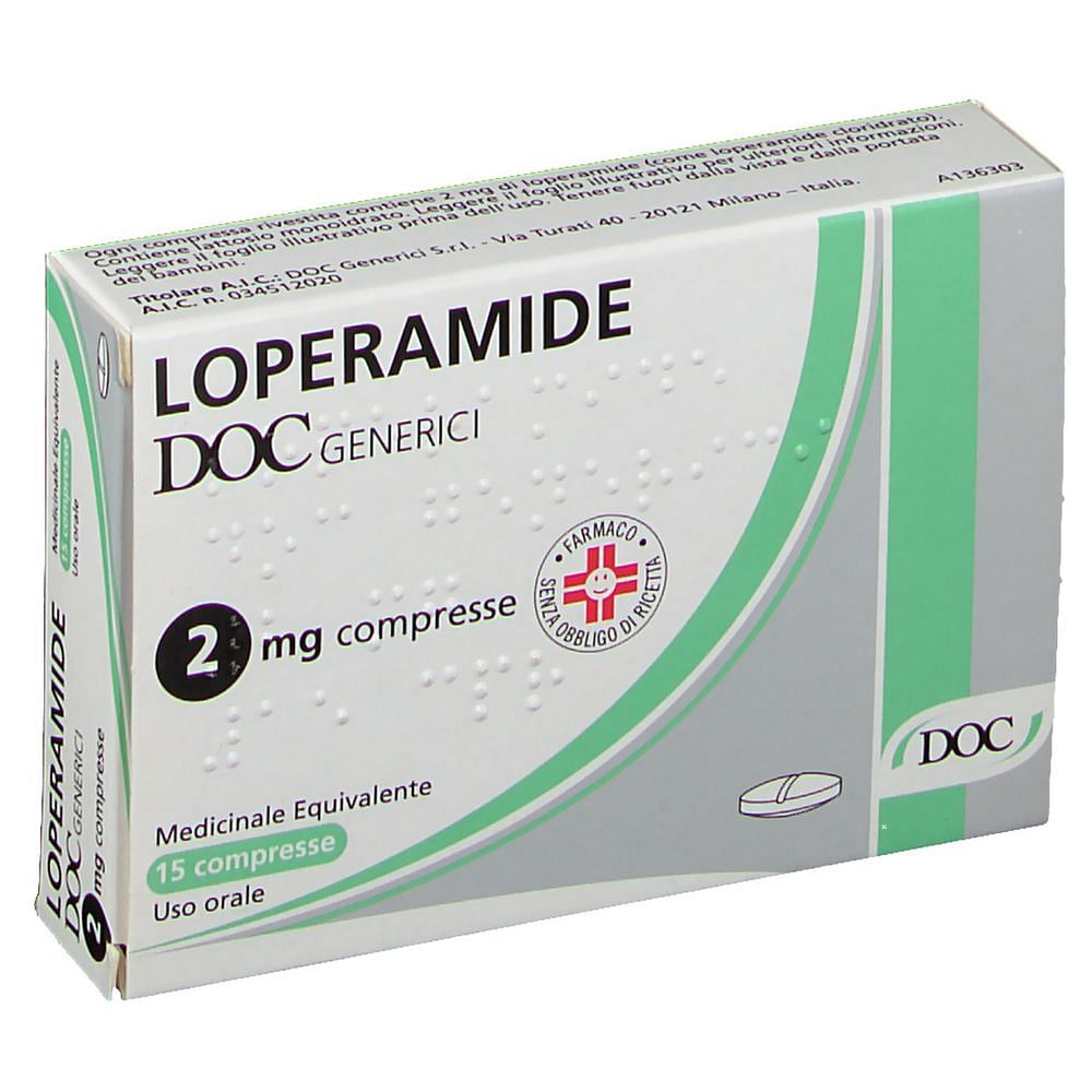 Loperamide (Doc Generici) 15 Capsule 2 Mg