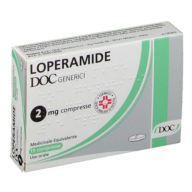 Loperamide (Doc Generici) 15 Cpr 2 Mg