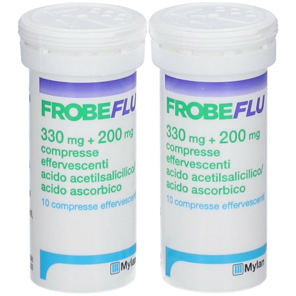 Frobeflu 20 Compresse Effervescenti 330 Mg + 200 Mg