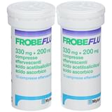 FROBEFLU 20 compresse effervescenti 330 mg + 200 mg