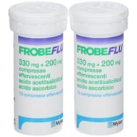 FROBEFLU 20 compresse effervescenti 330 mg + 200 mg