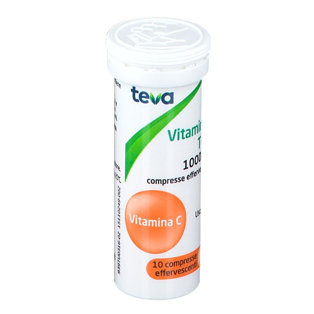 Vitamina C (Teva) 10 Compresse Effervescenti 1 G